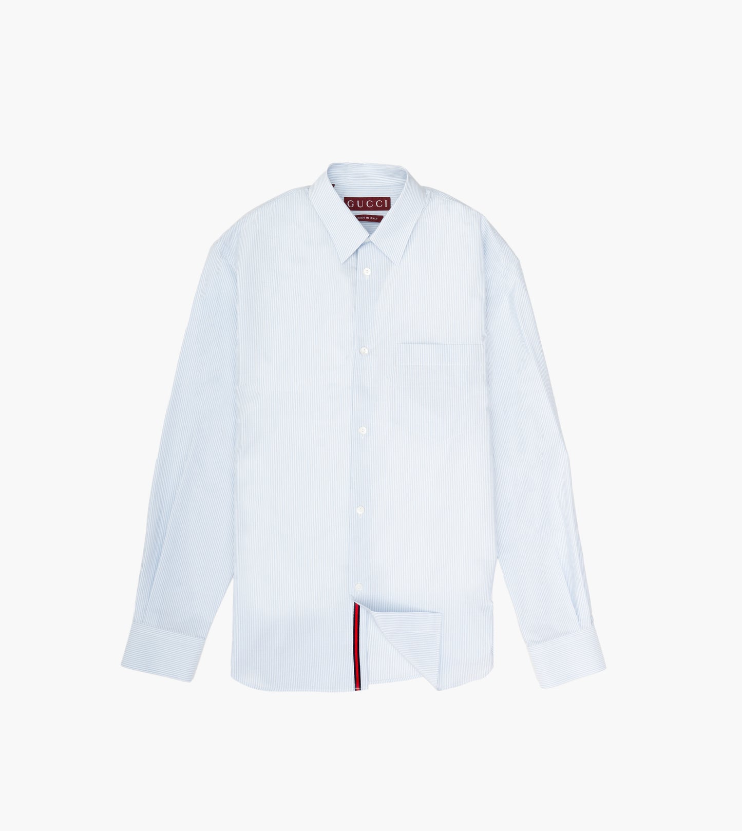 GUCCI Striped Cotton Poplin Shirt