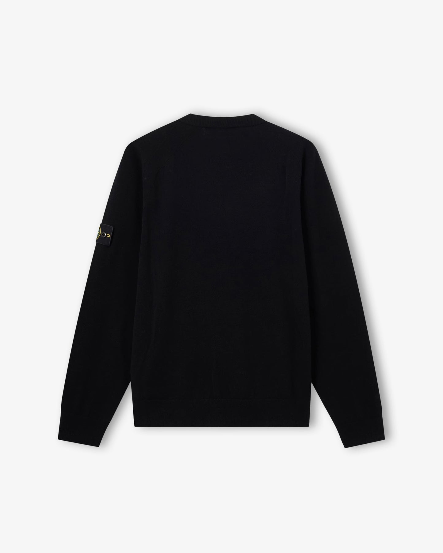 STONE ISLAND Wool Crewneck Black