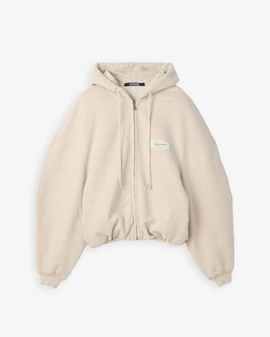JACQUEMUS Le Hoodie Corso Beige