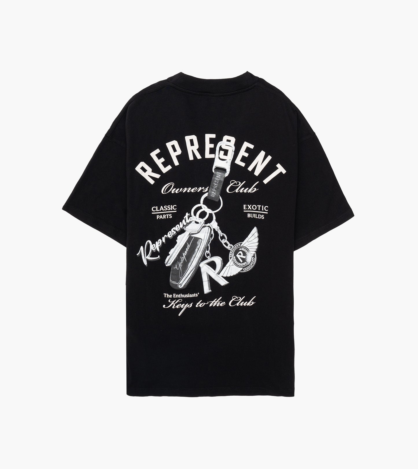 REPRESENT Keys to the Club T-shirt BLACK