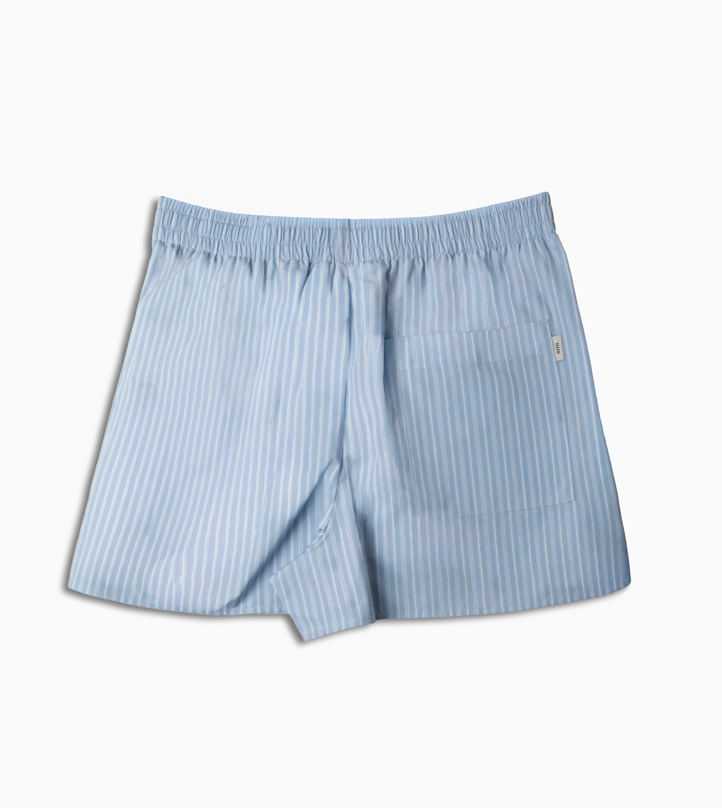 AMI PARIS Camisa corta de popelina a rayas