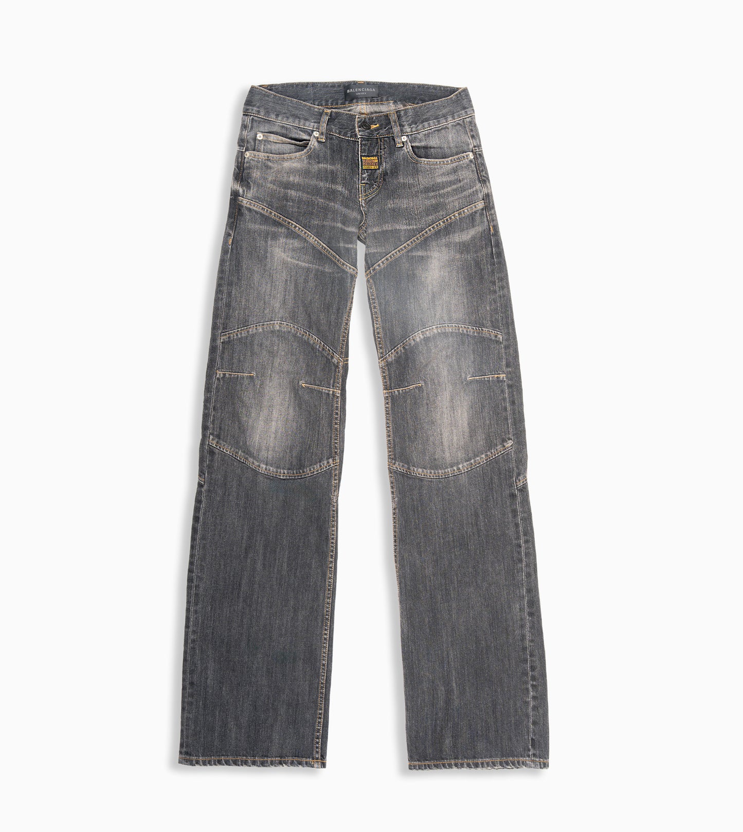 BALENCIAGA Fitted Low-Waist Black Jeans