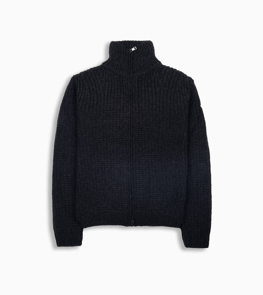 MONCLER ALPACA Wool Cardigan Black