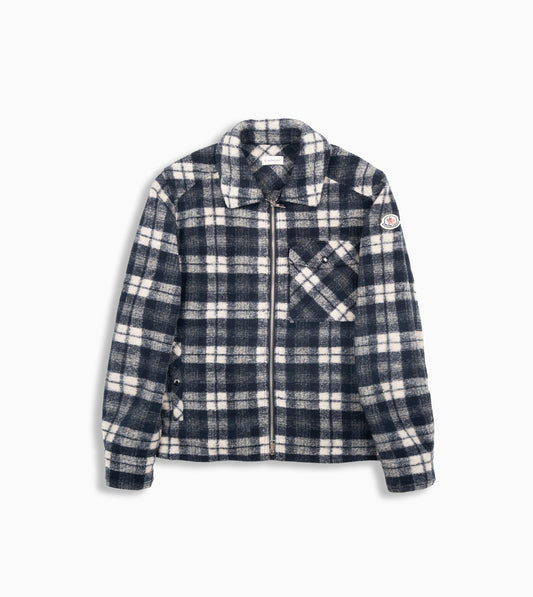 MONCLER TARTAN SHIRT GREY