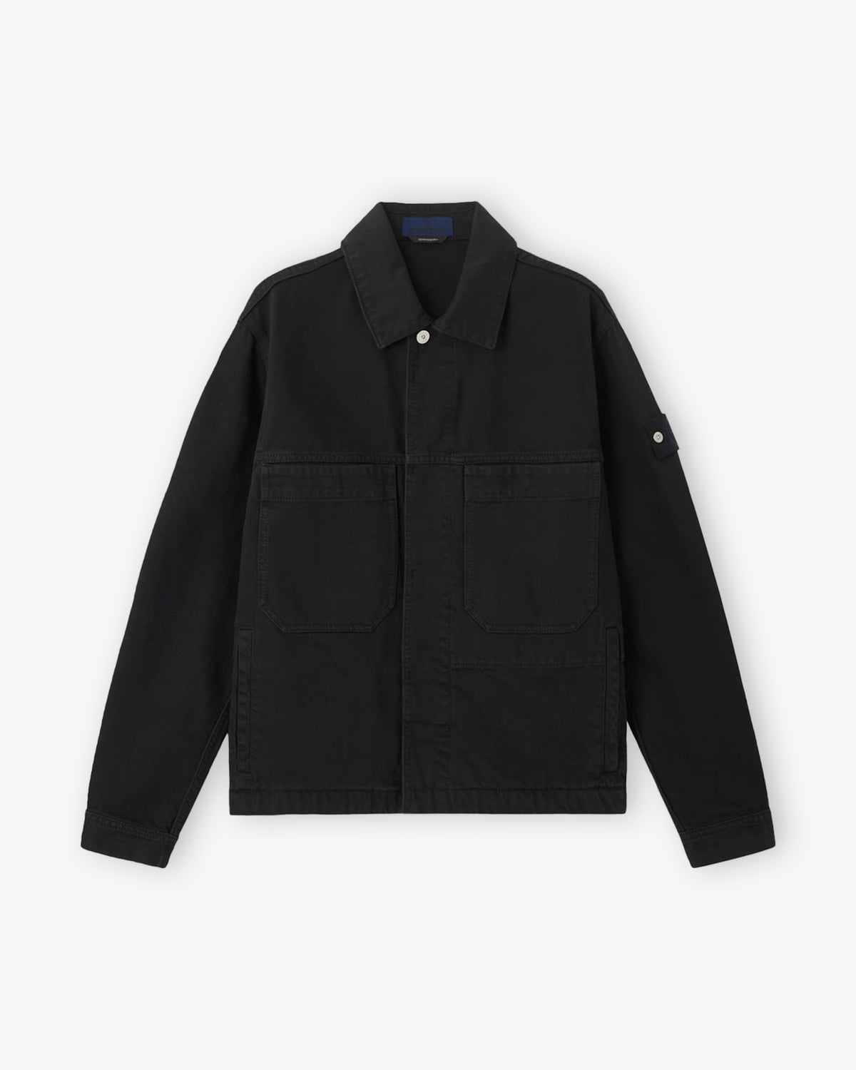 STONE ISLAND Biker Jacket Black