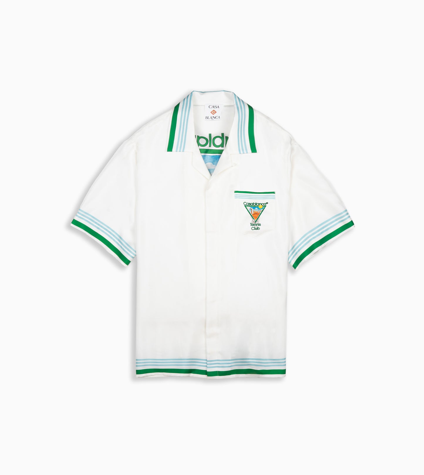 CASABLANCA Short Sleeve Cuban Collar Shirt