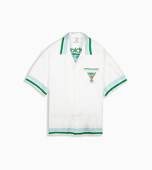 CASABLANCA Short Sleeve Cuban Collar Shirt