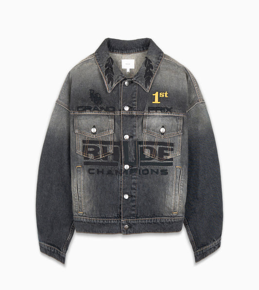 RHUDE Tire Denim Trucker Jacket