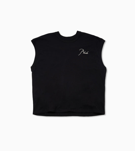 RHUDE Classique Cutoff Sleeve Top