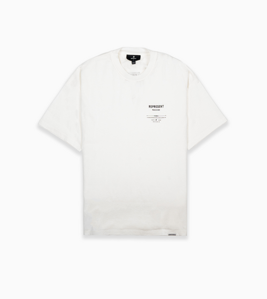 REPRESENT Revere Manor T-Shirt Aged White