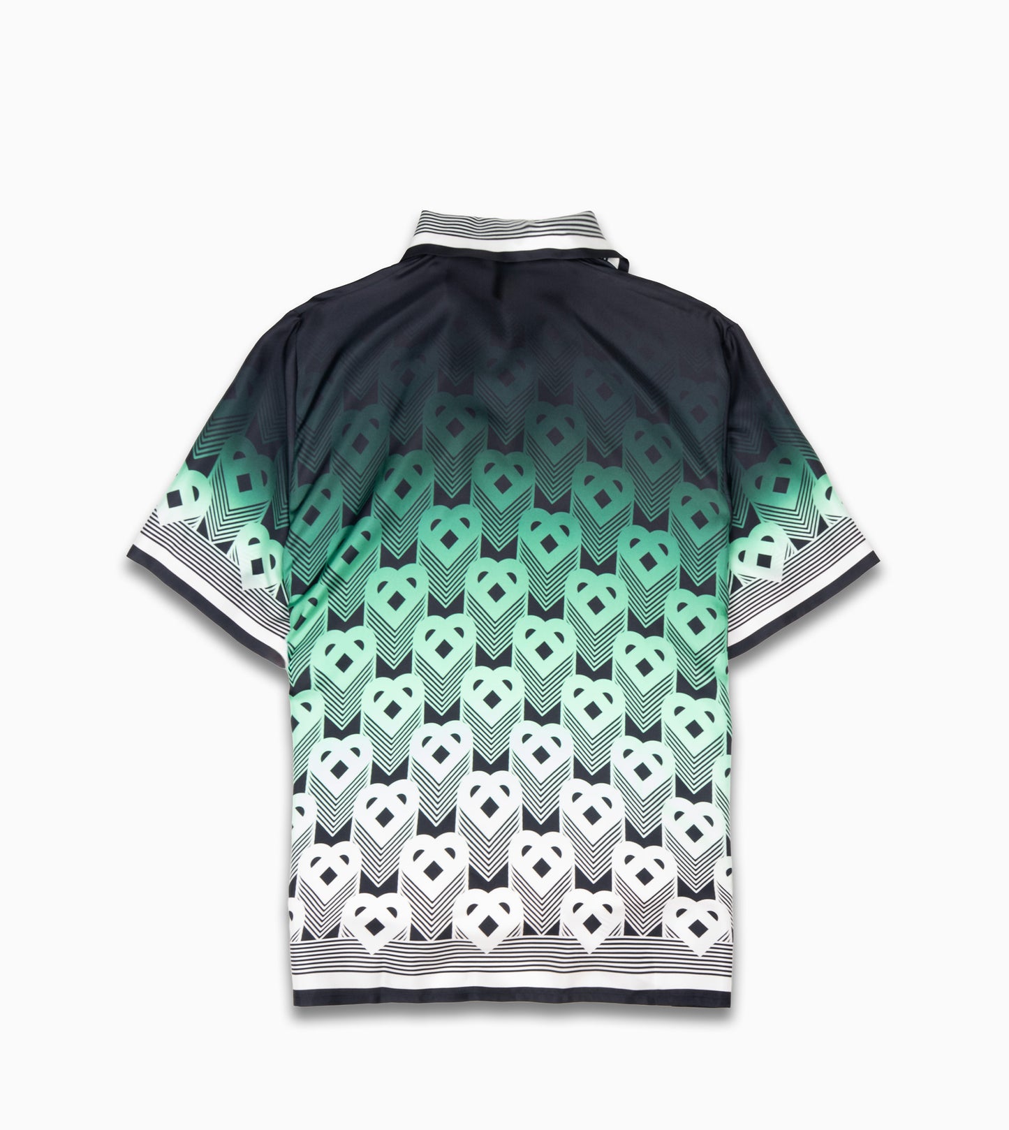 CASABLANCA Cuban Collar Short Sleeve Shirt