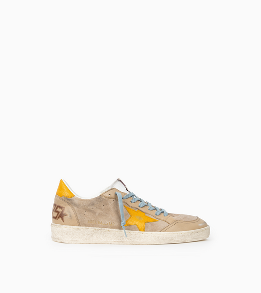 GOLDEN GOOSE BALLSTAR Suede  Upper Leather Toe and Spur