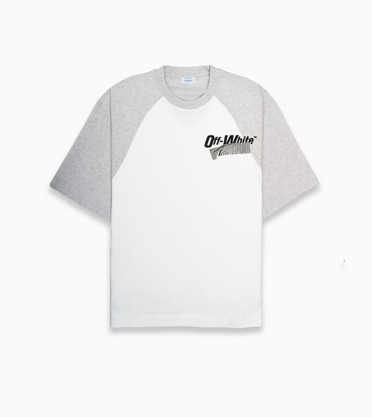 OFF WHITE Cupid Tape Raglan Tee