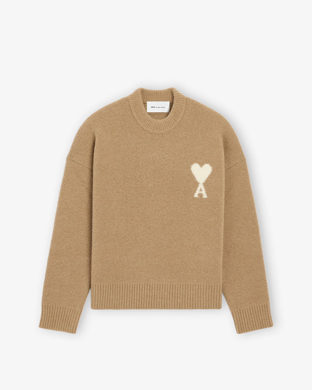AMI PARIS Crewneck Sweater with ADC