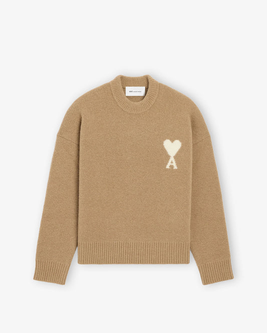 AMI PARIS Crewneck Sweater with ADC