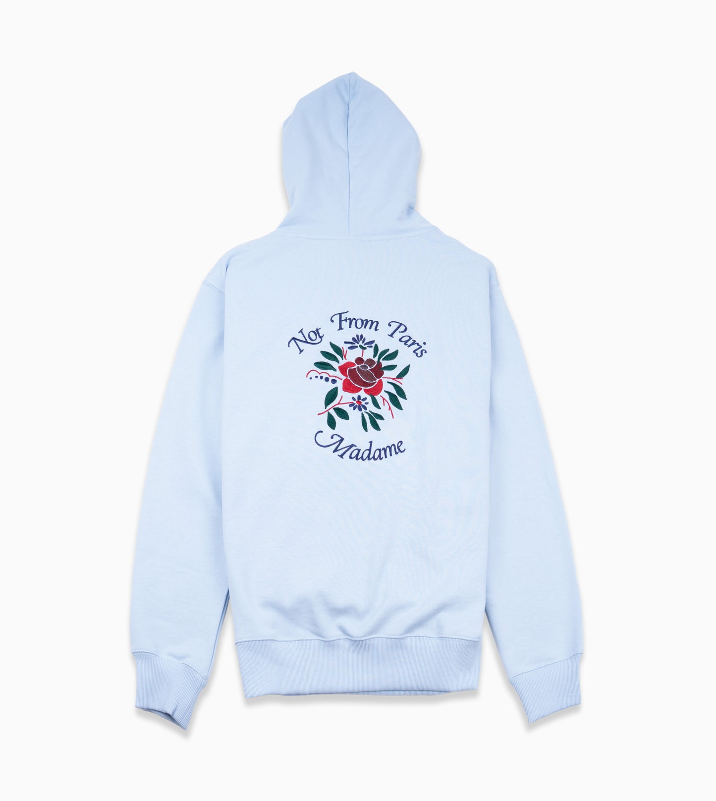 Sudadera con capucha DRÔLE DE MONSIEUR Slogan Rosa Azul Claro