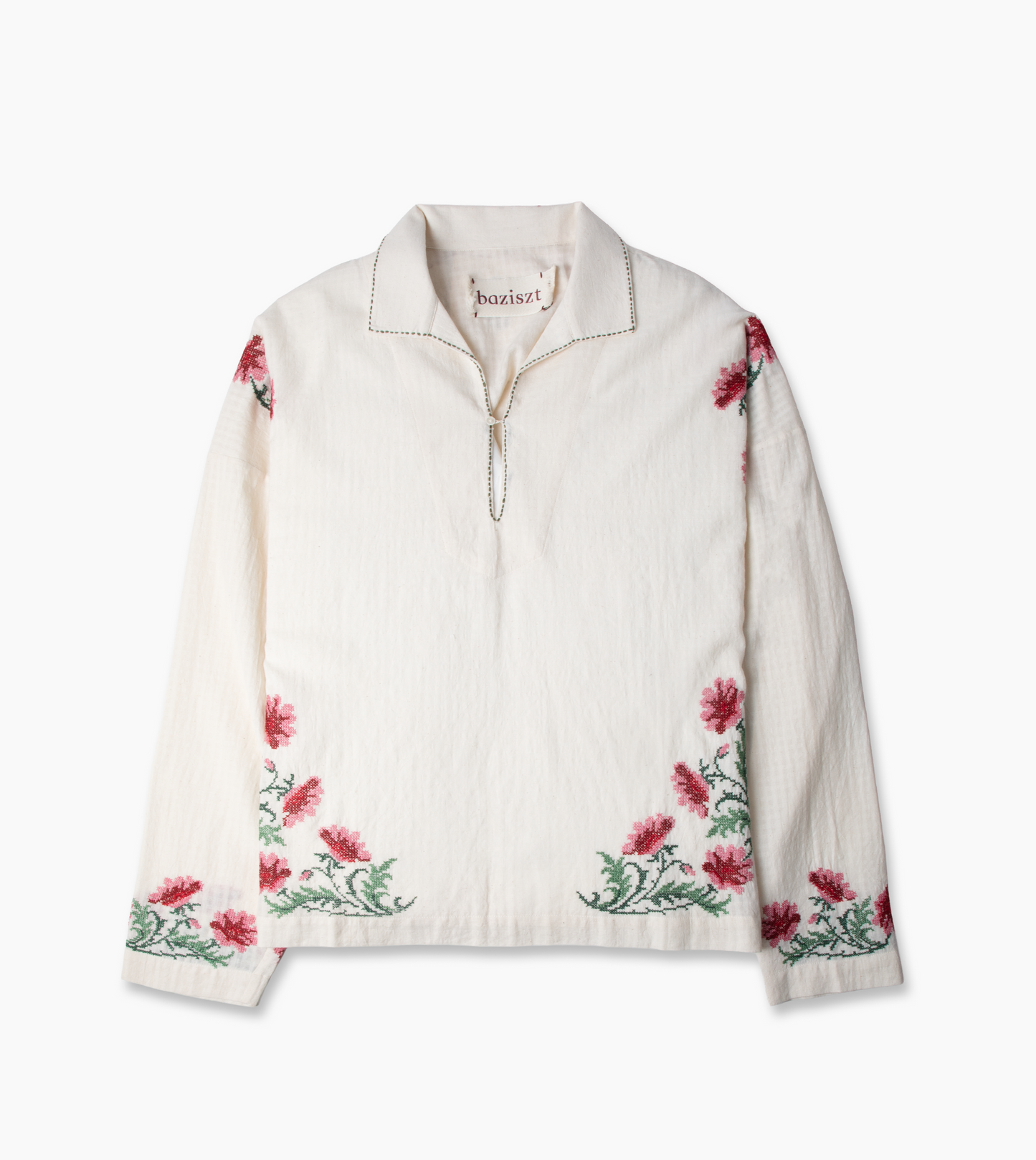 Camiseta BAZISZT BERNIE Blanca