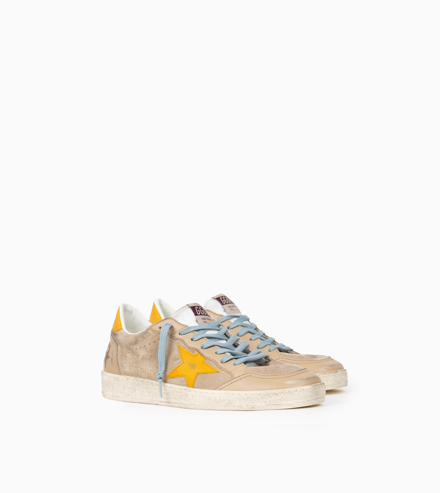 GOLDEN GOOSE BALLSTAR Suede  Upper Leather Toe and Spur