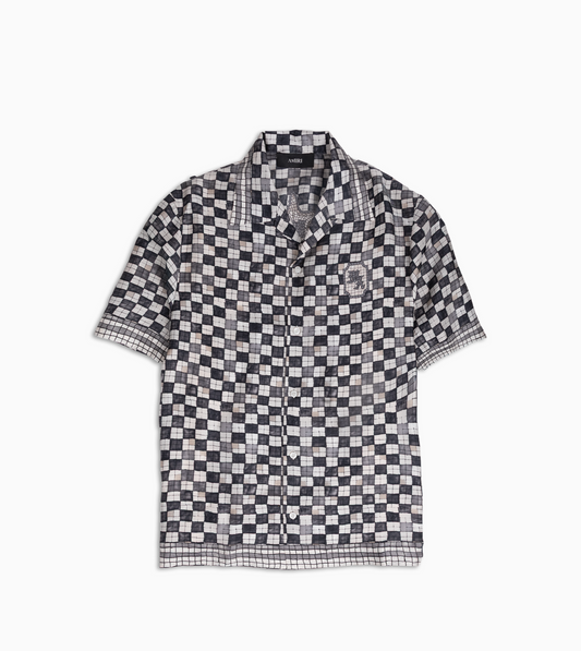 AMIRI MA Checkered Bowling Shirt