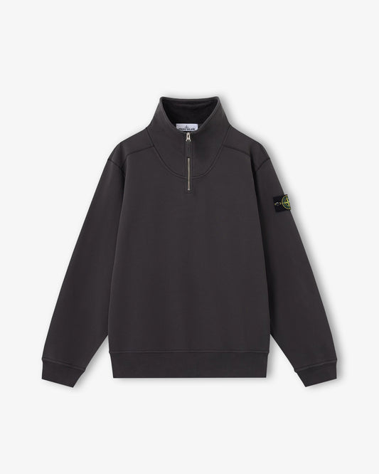 STONE ISLAND LS Polo Lead Grey