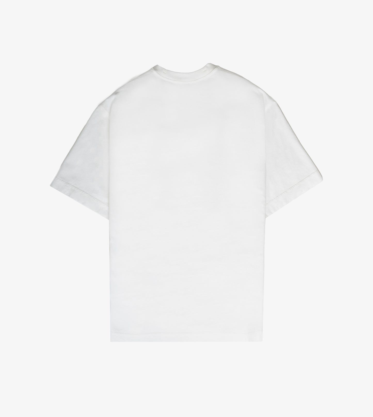 BURBERRY EKD Cotton T-shirt in Chalk