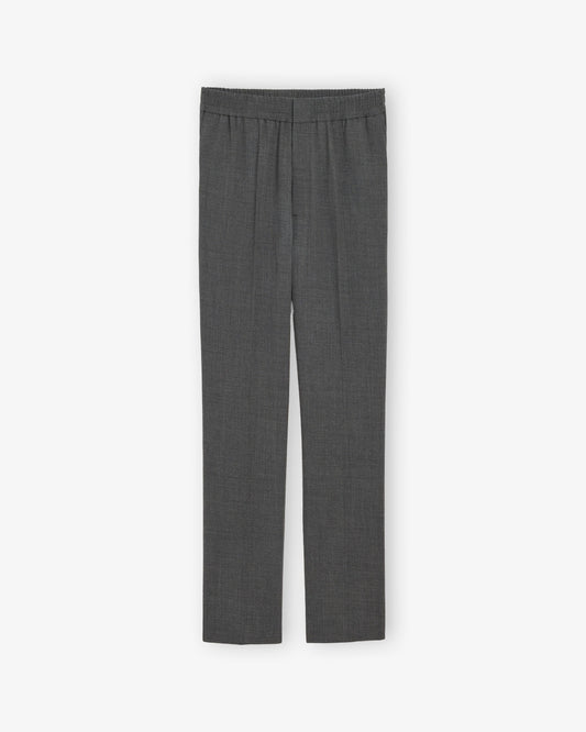 AMI PARIS Elasticated Waist Trousers Anthracite