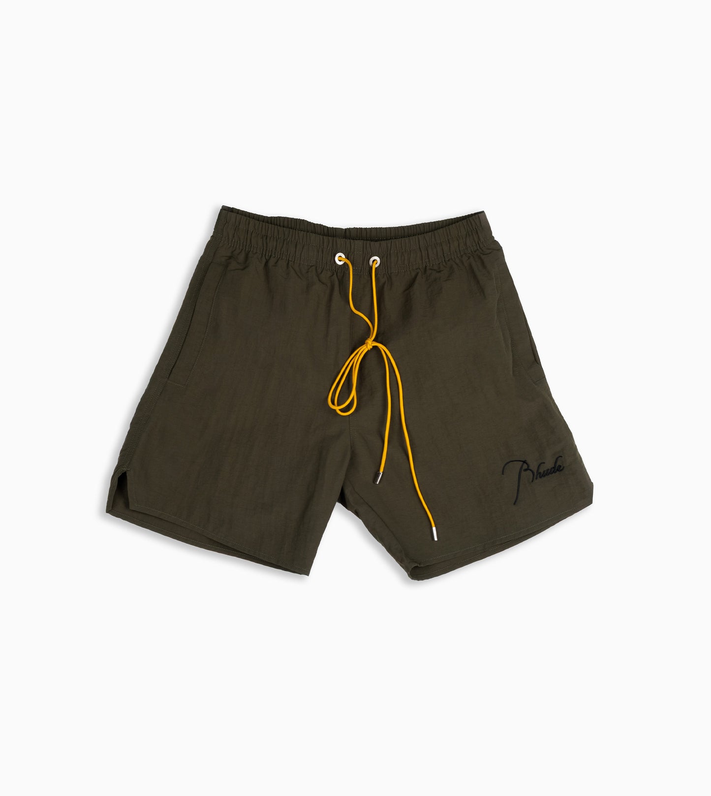 RHUDE Radiator Swim Short Moos Green
