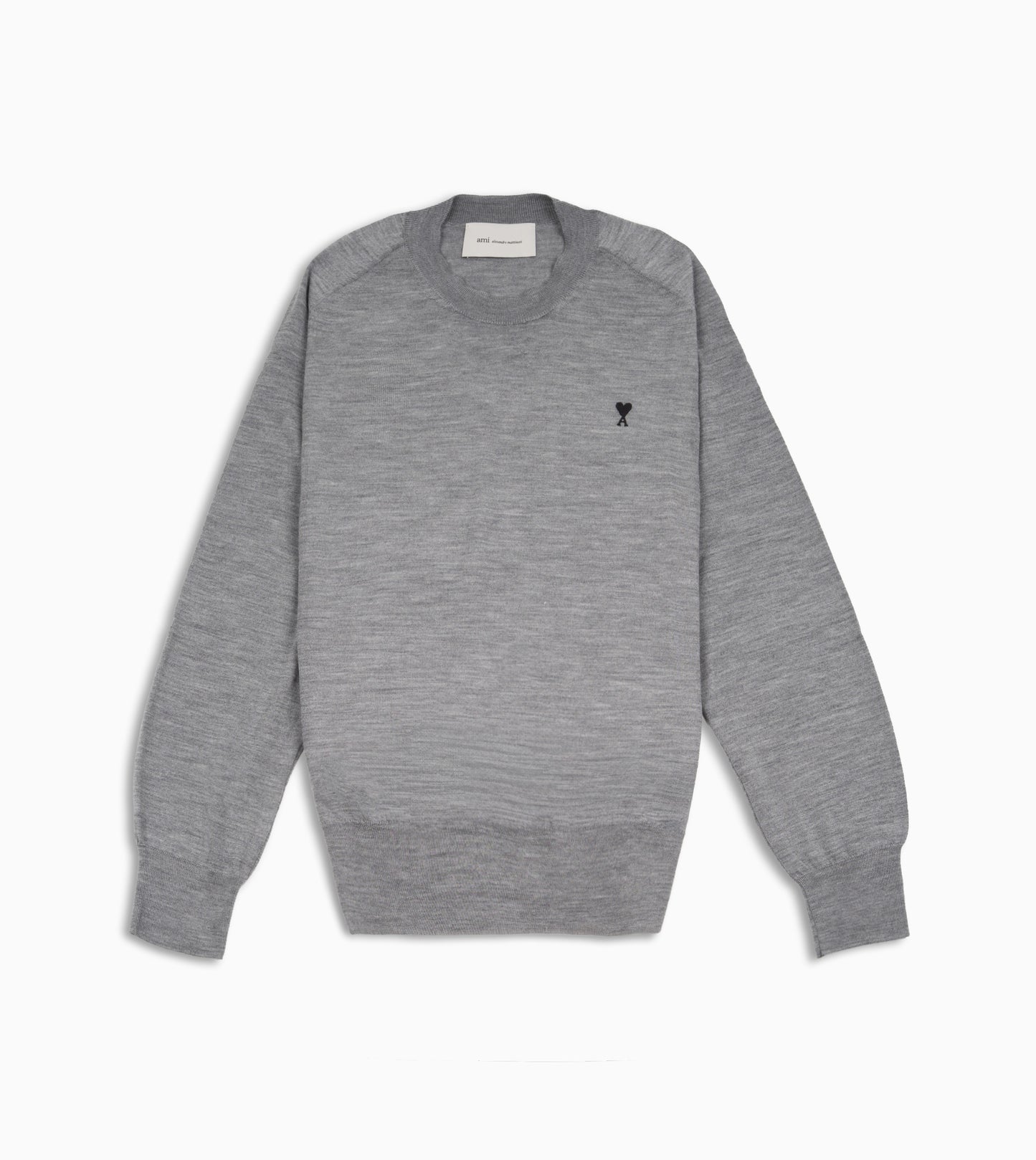 Jersey de cuello redondo AMI PARIS Ami de Coeur en contraste