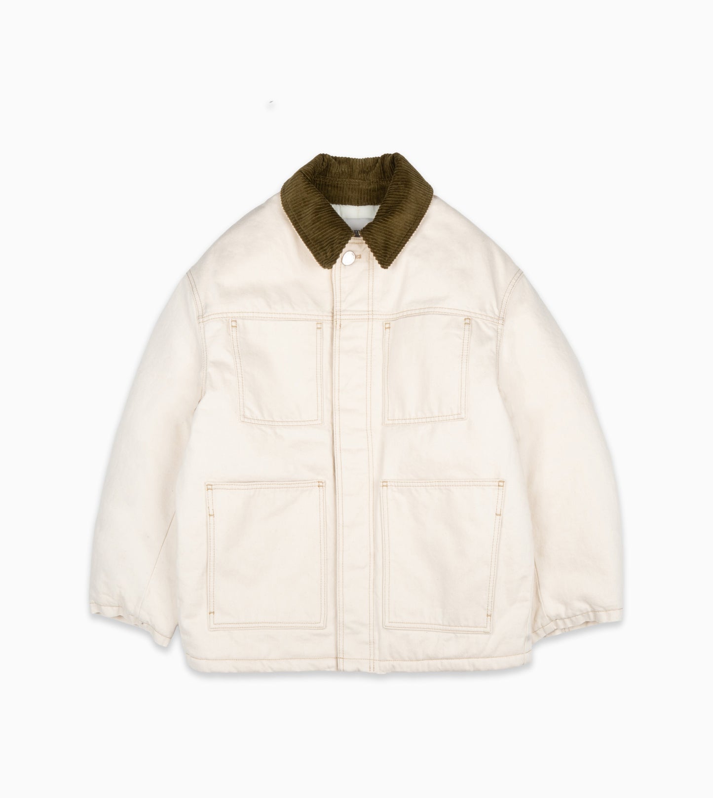 AMI PARIS Work Jacket Ecru