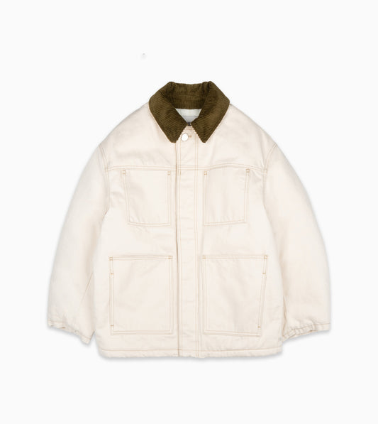 AMI PARIS Work Jacket Ecru