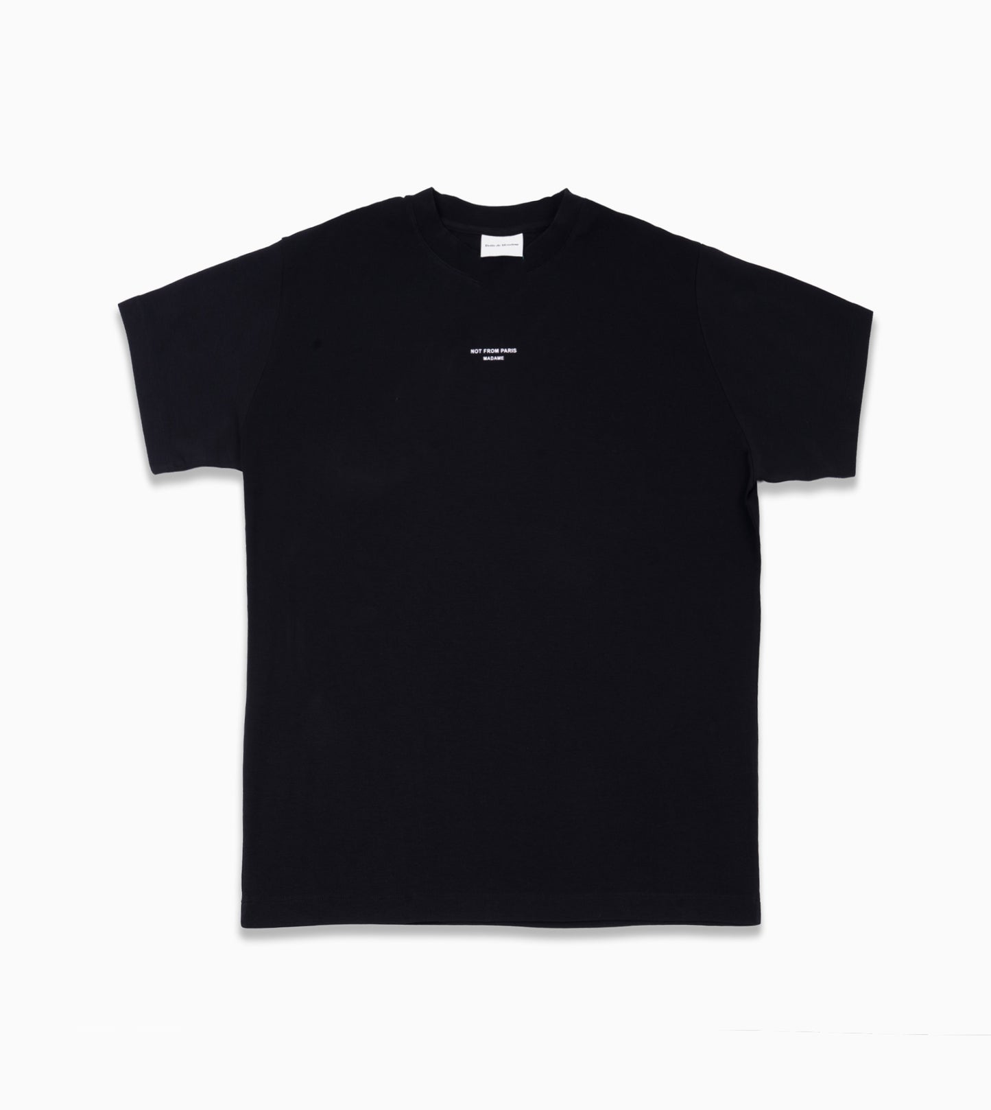 DRÔLE DE MONSIEUR Le T-Shirt Slogan Classique Black