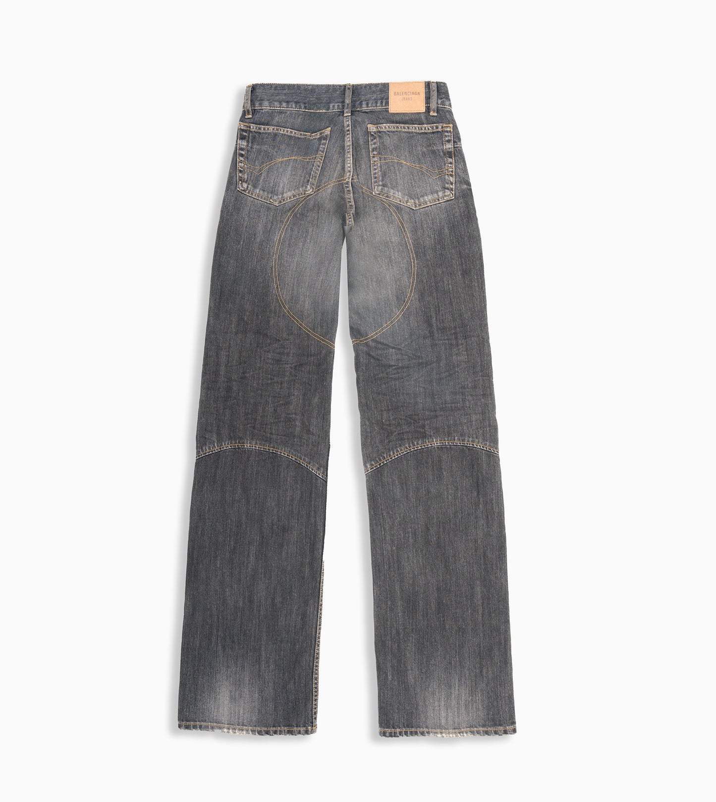 BALENCIAGA Fitted Low-Waist Black Jeans