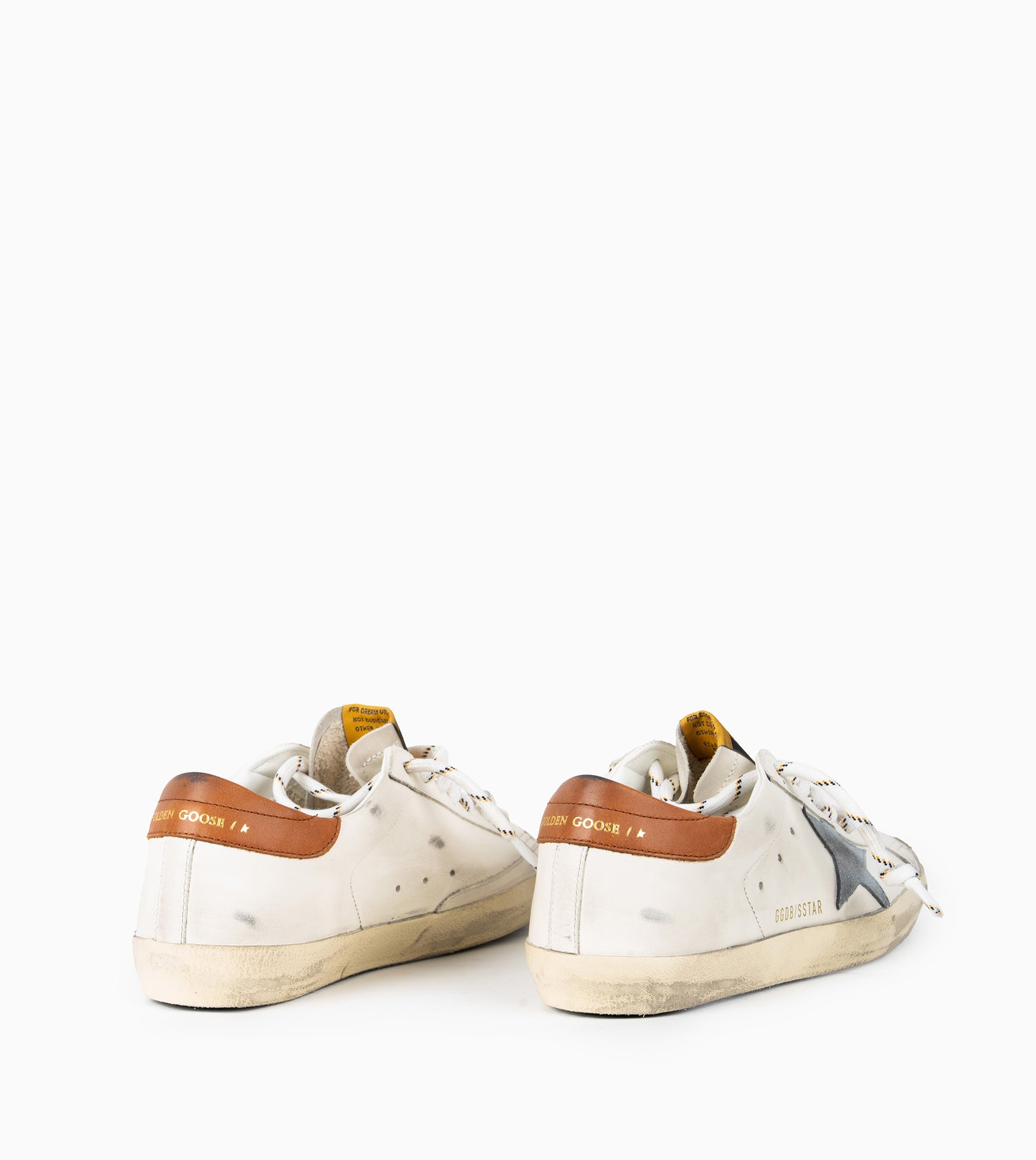 GOLDEN GOOSE SUPERSTAR WHITE GREY BROWN