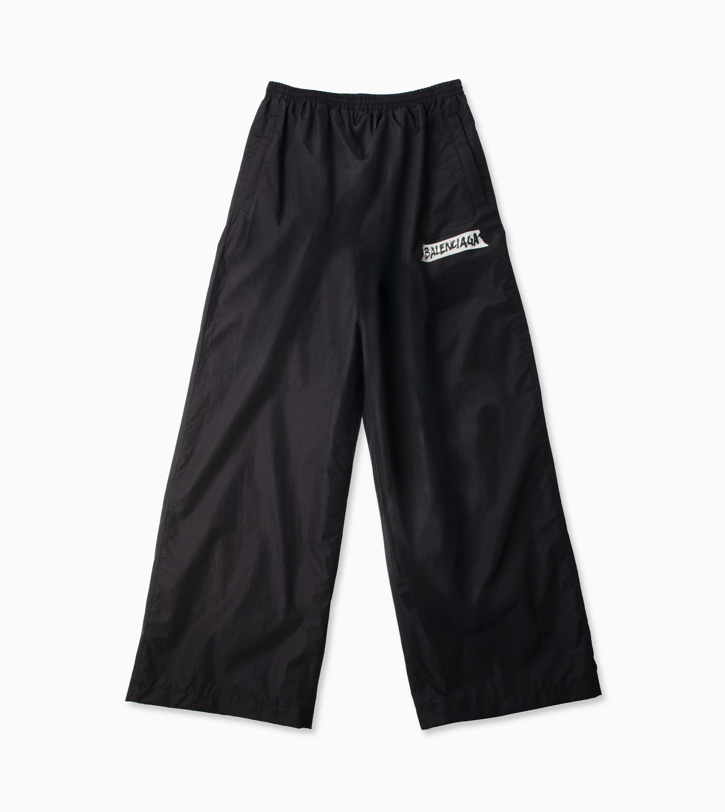BALENCIAGA Pantalón de chándal de algodón técnico negro