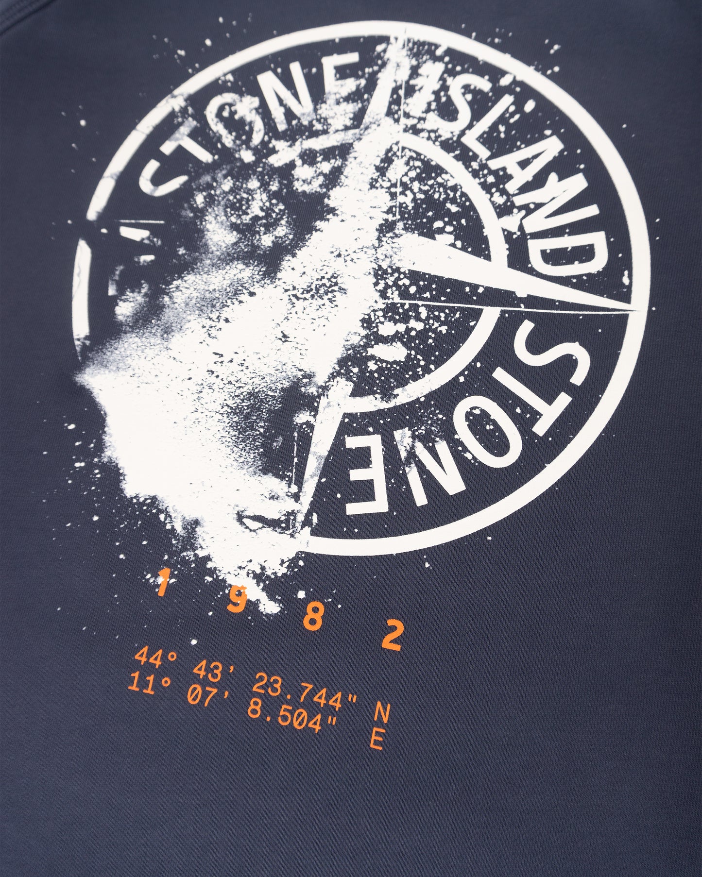 STONE ISLAND Sweatshirt Print Navy