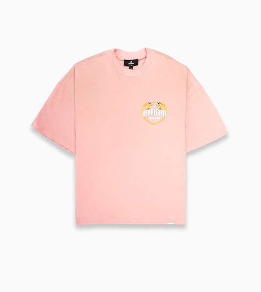 REPRESENT ANGEL BORDER T-SHIRT PINK