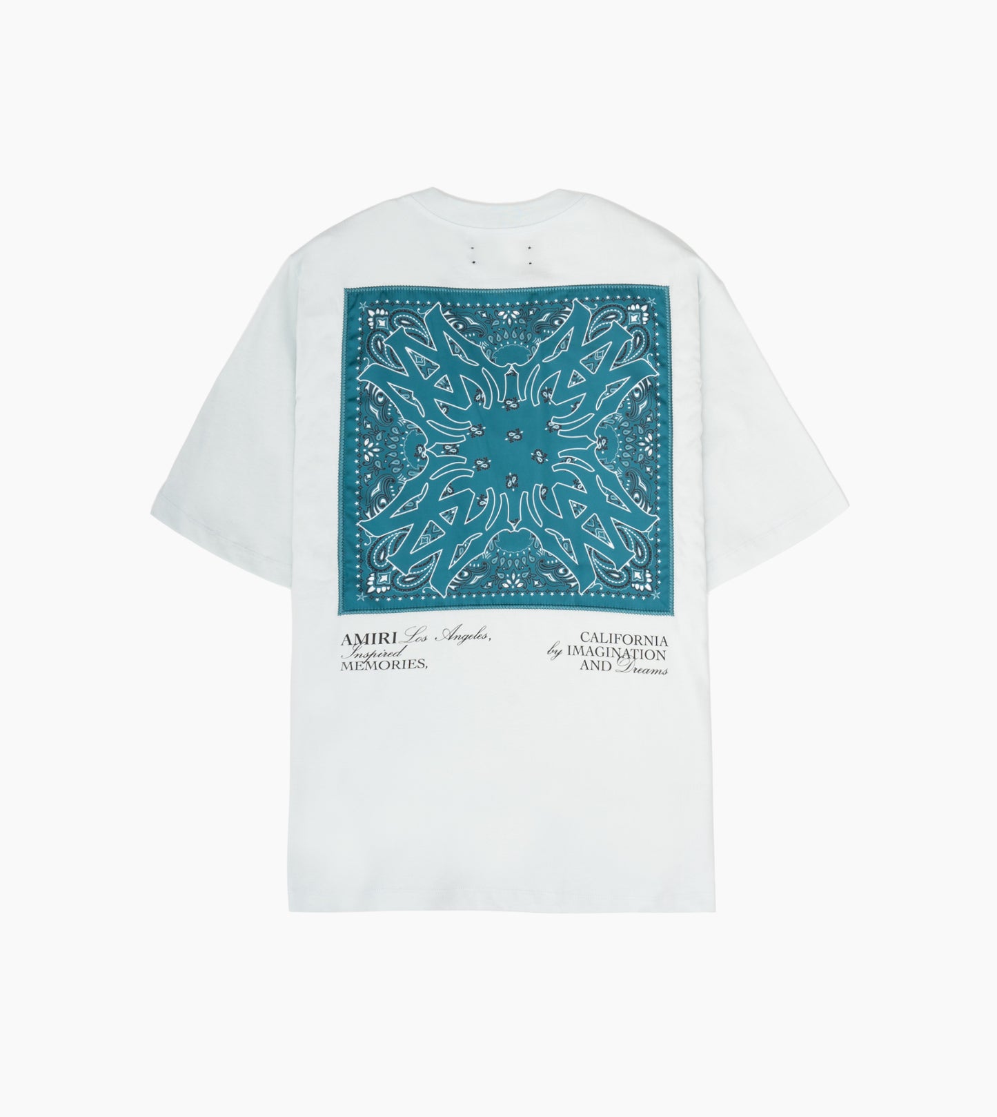 AMIRI MA Bandana Silk Applique Tee