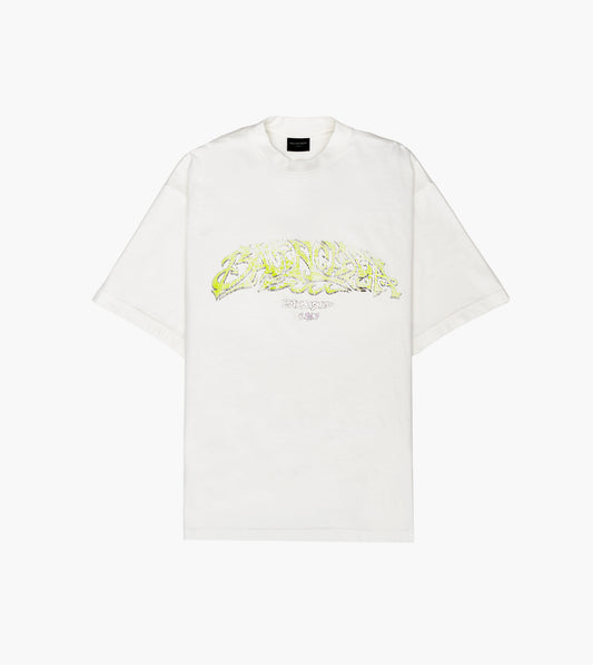 BALENCIAGA Medium Fit t-shirt WHITE-GREEN