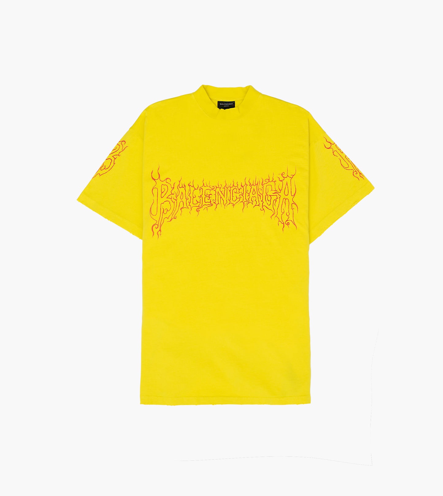 BALENCIAGA Darkwave T-shirt Oversized in Yellow/red