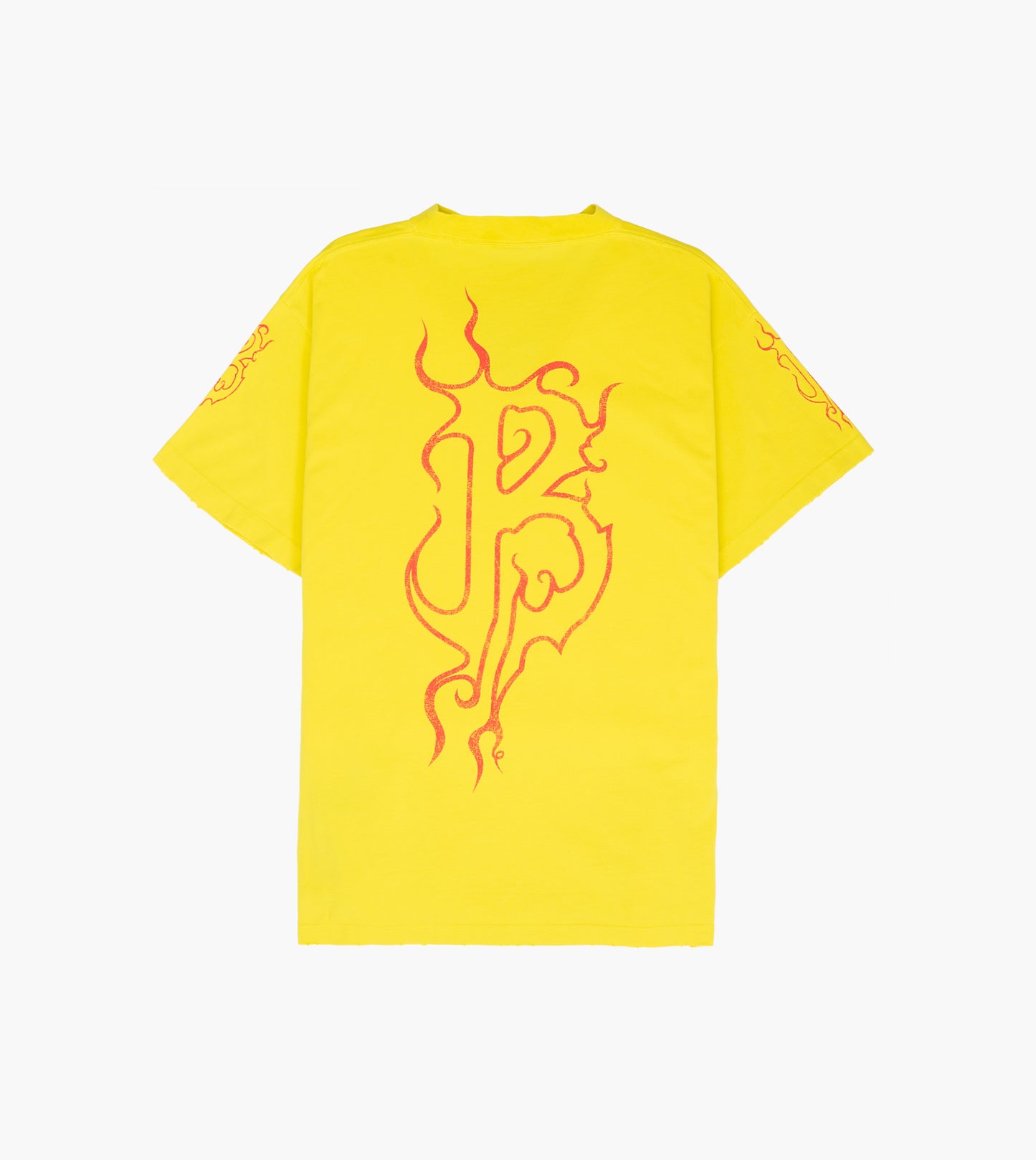 BALENCIAGA Darkwave T-shirt Oversized in Yellow/red