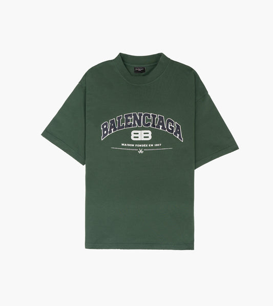 BALENCIAGA Medium Fit T-Shirt  Dk.Green