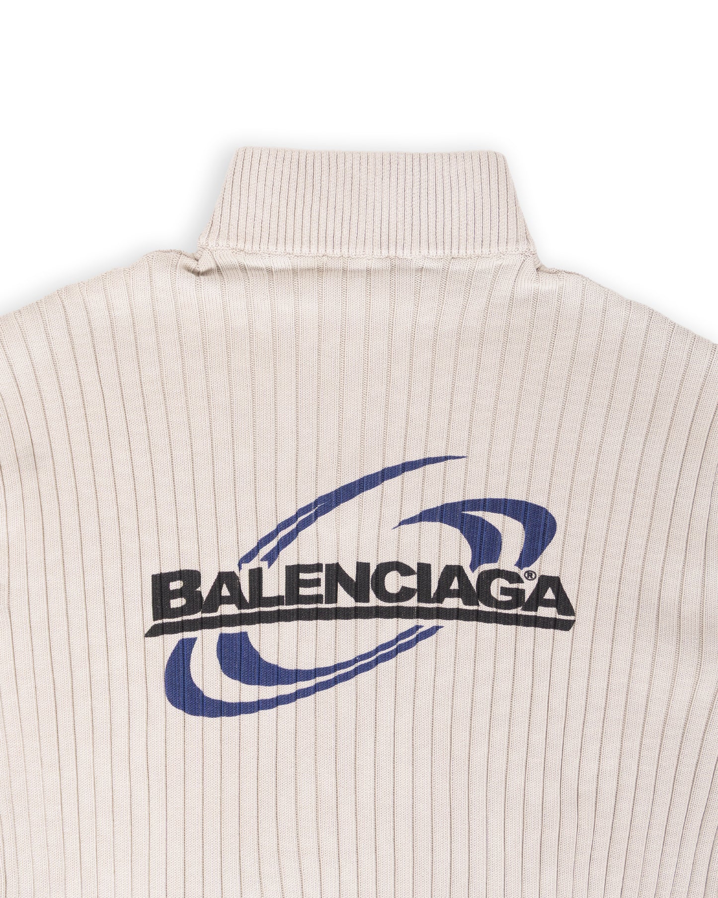BALENCIAGA Camionneur Top Back Artwork Beige