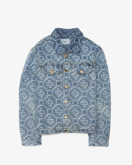 CASABLANCA Jacquard Denim Jacket