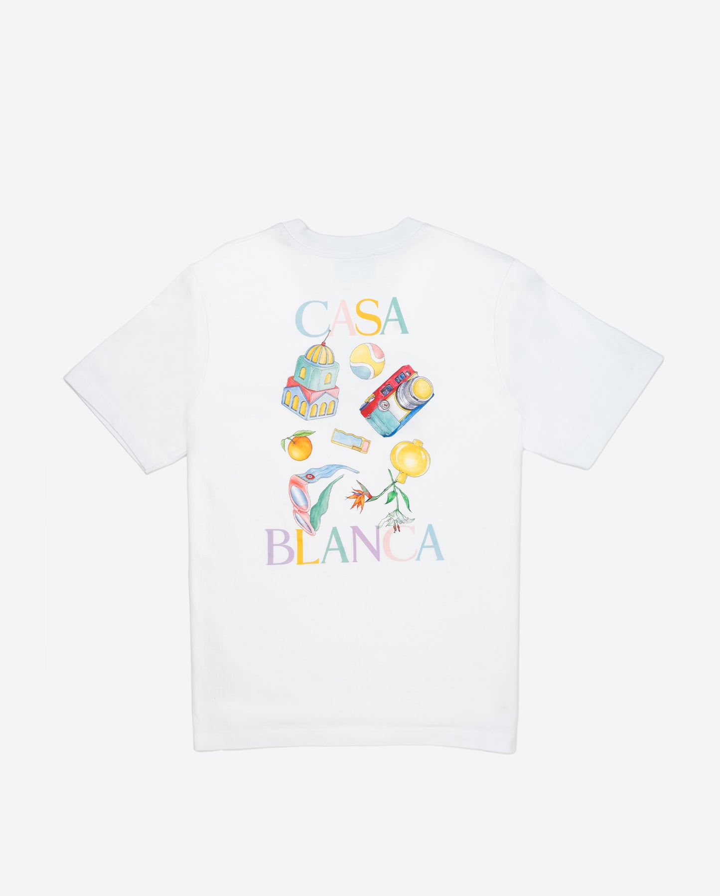 CASABLANCA Objects Printed T-shirt