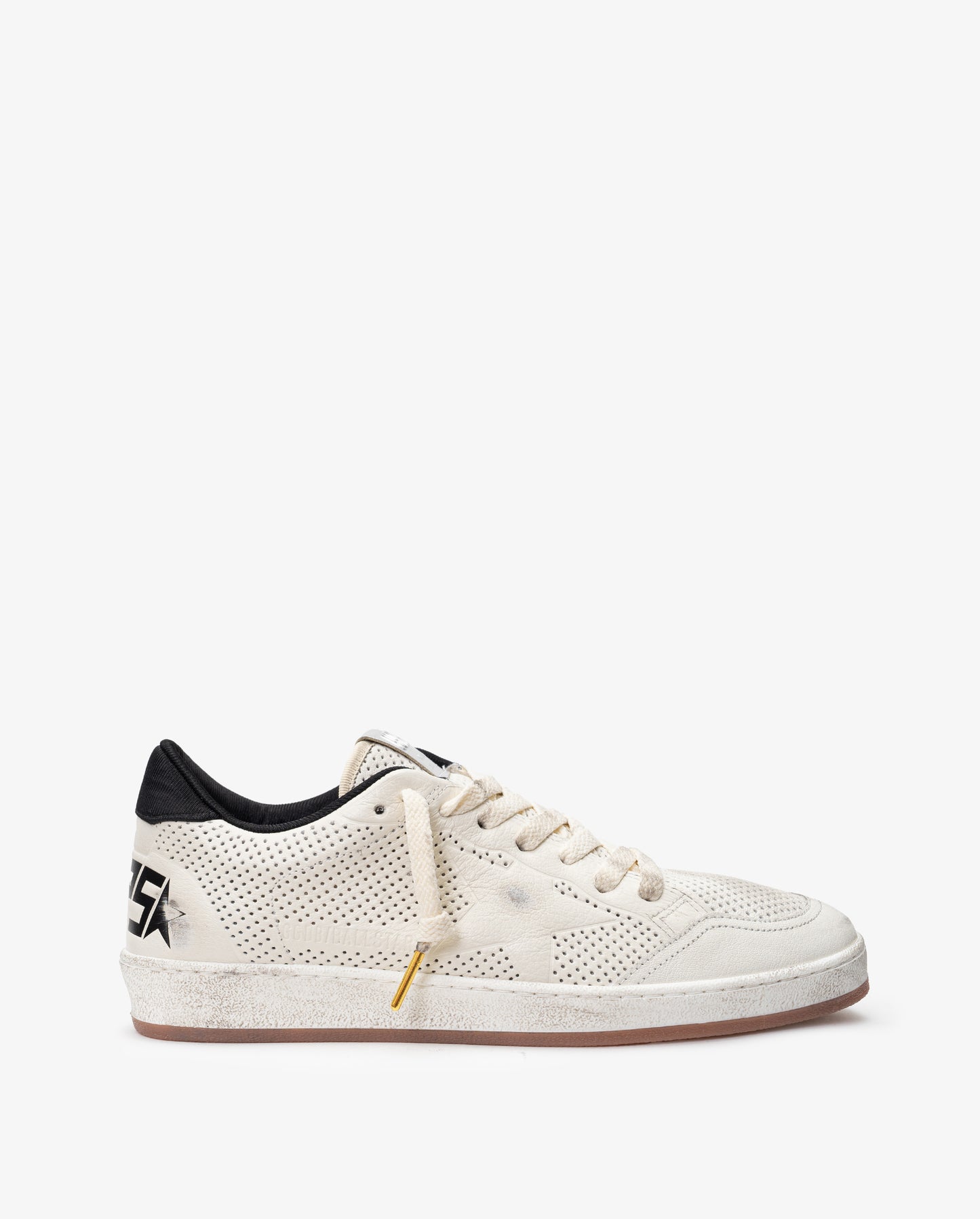 GOLDEN GOOSE Ball Star HF and Forated Nappa