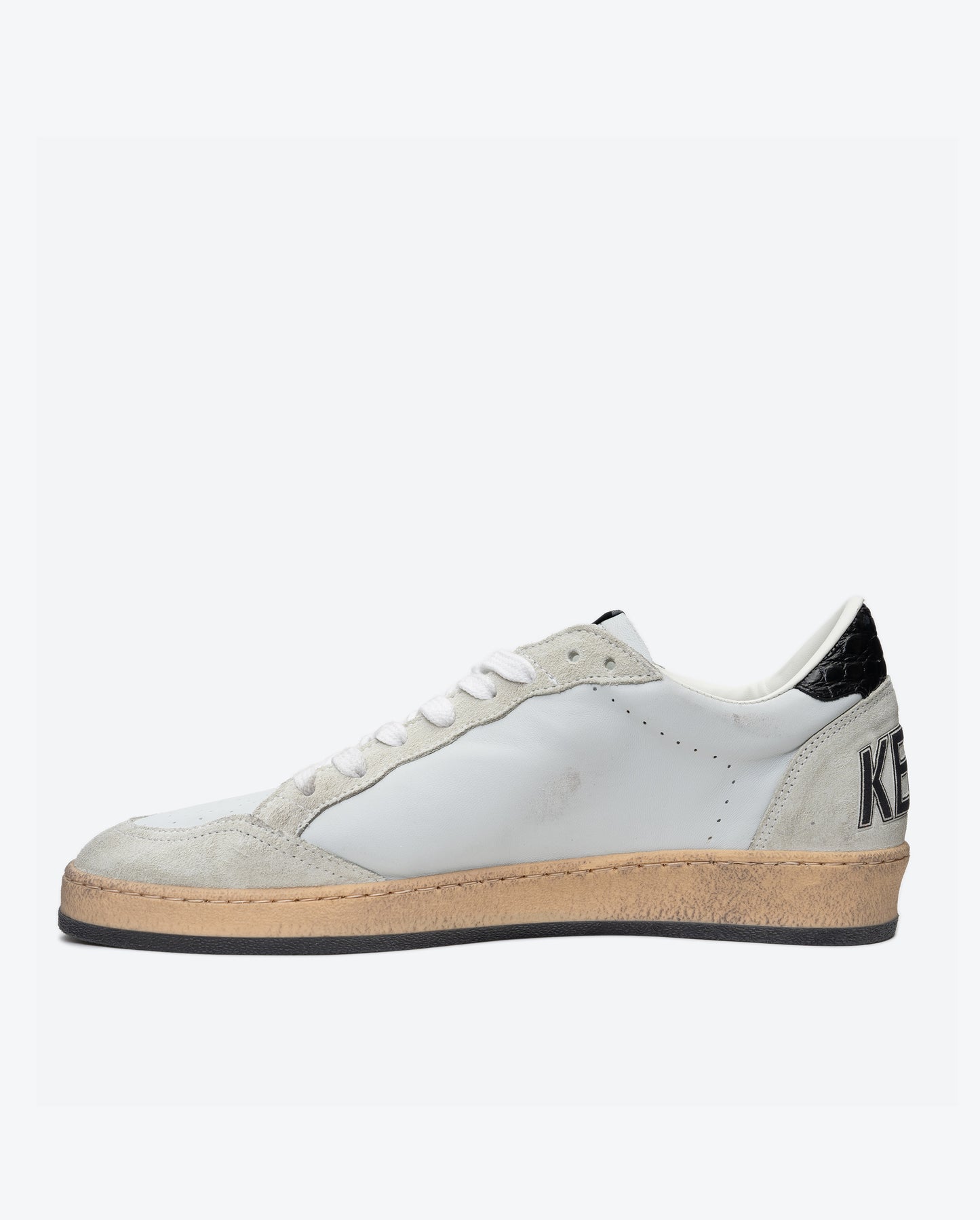 GOLDEN GOOSE Ball Star Nappa Upper Suede Toe and Spur Cocco Printed Star and Heel