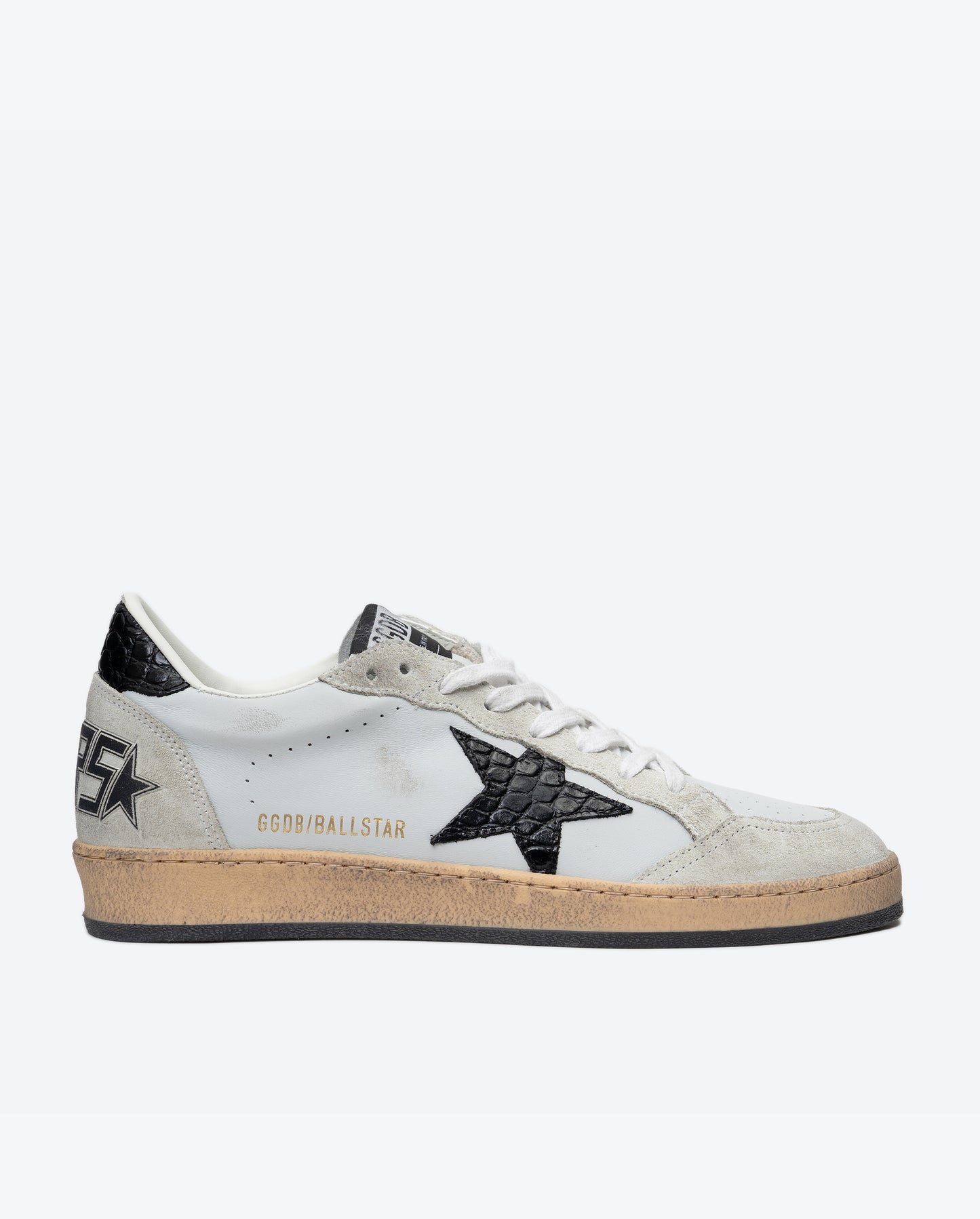 GOLDEN GOOSE Ball Star Nappa Upper Suede Toe and Spur Cocco Printed Star and Heel