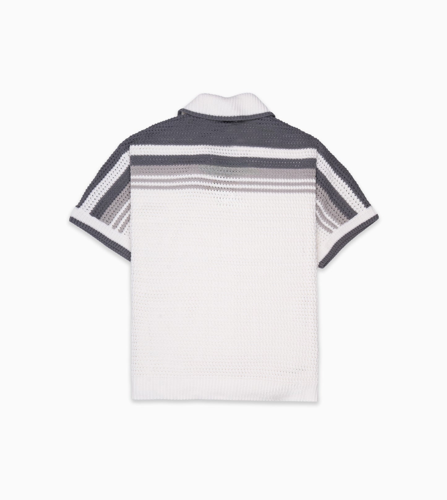 CASABLANCA Crochet Shirt White Grey