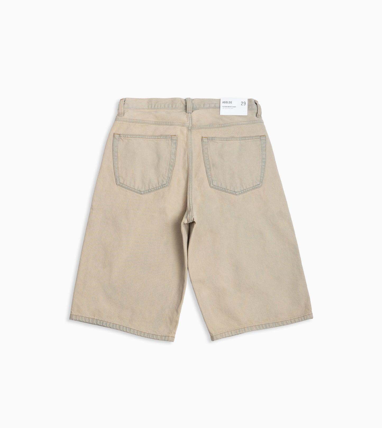 AGOLDE Fusion Skate Short Caqui