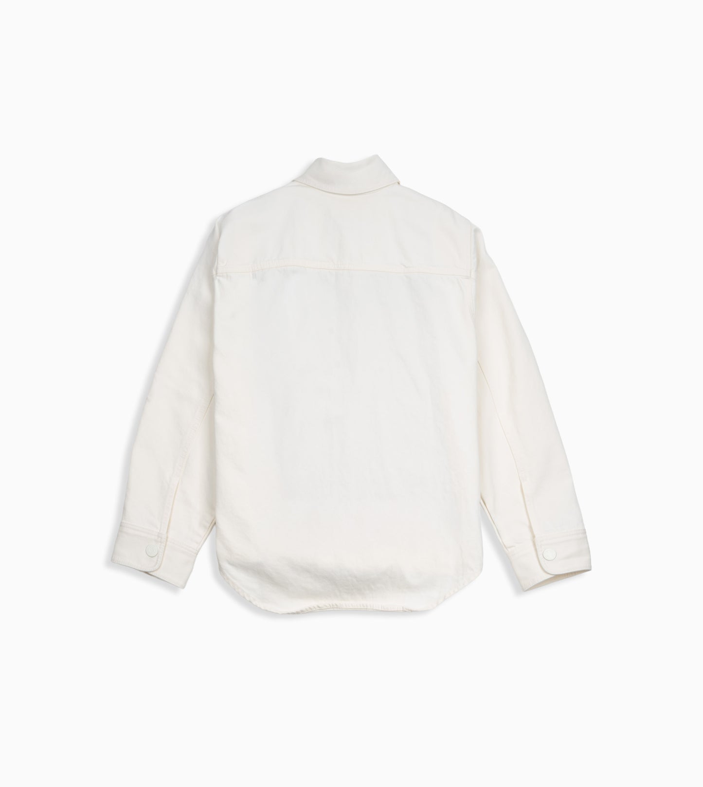 AMI PARIS Overshirt with Knitted Ami de Coeur
